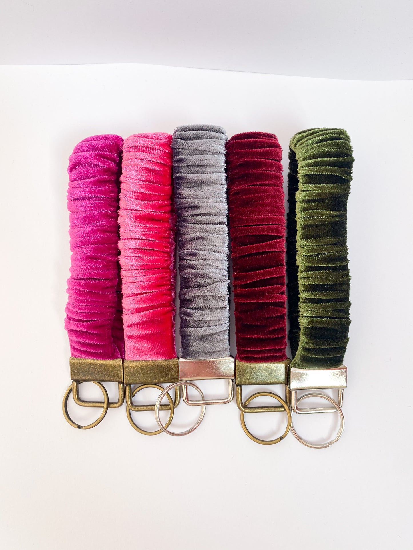 Velvet Scrunchie sleutelhanger