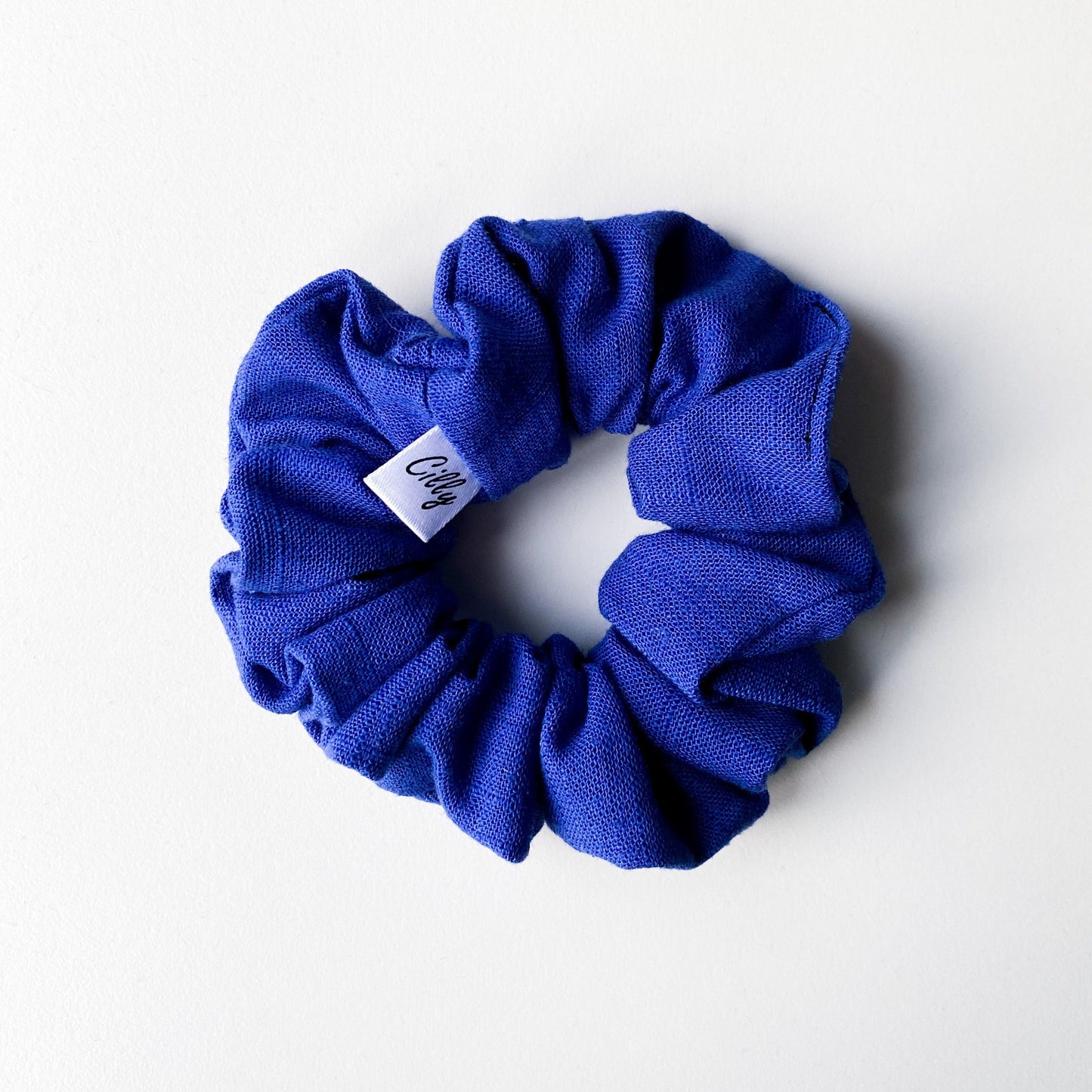Lynn scrunchie Blauw