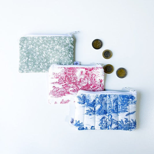 Jouy Blauw Munt Etui