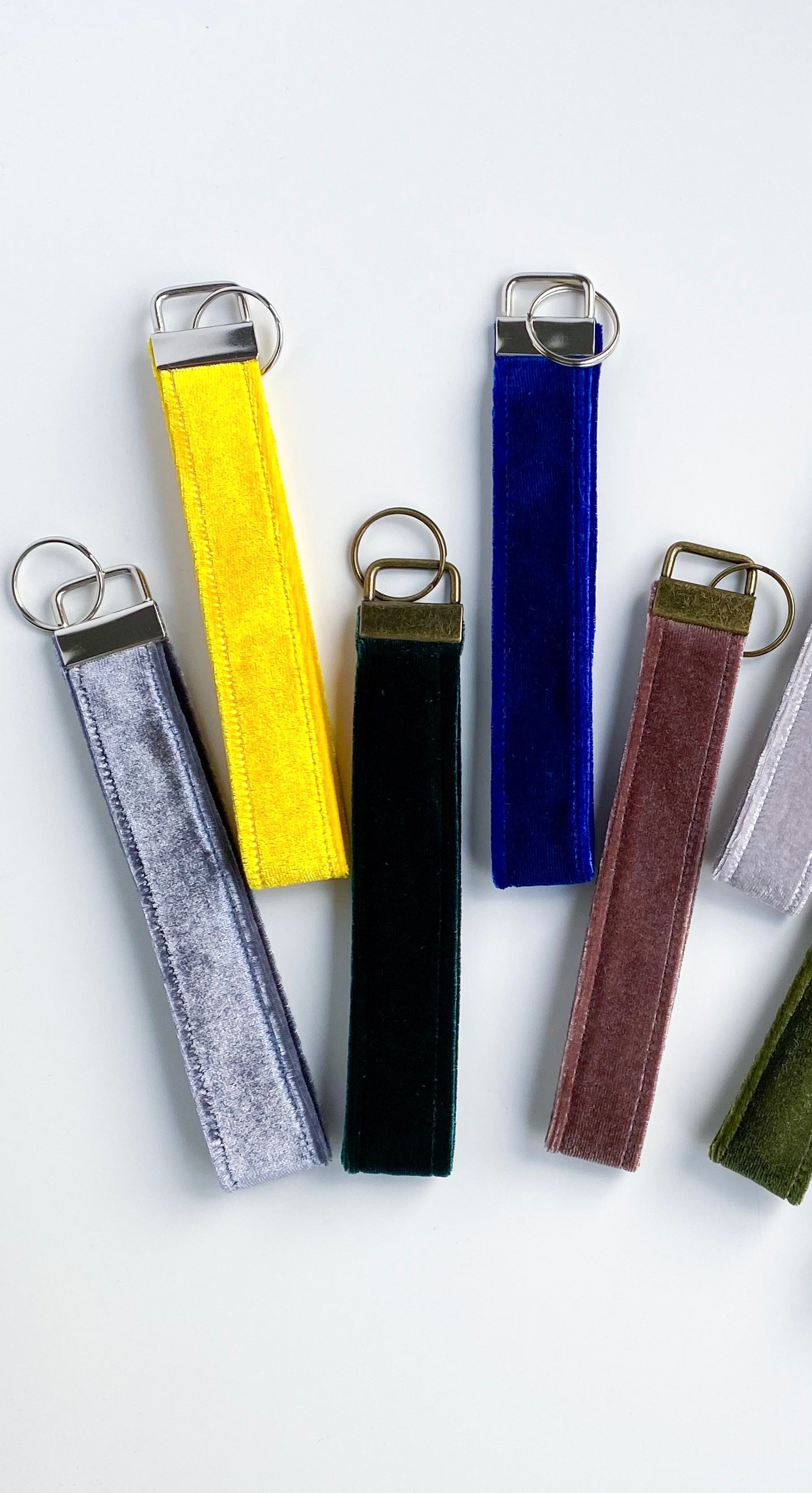 Velvet sleutelhangers