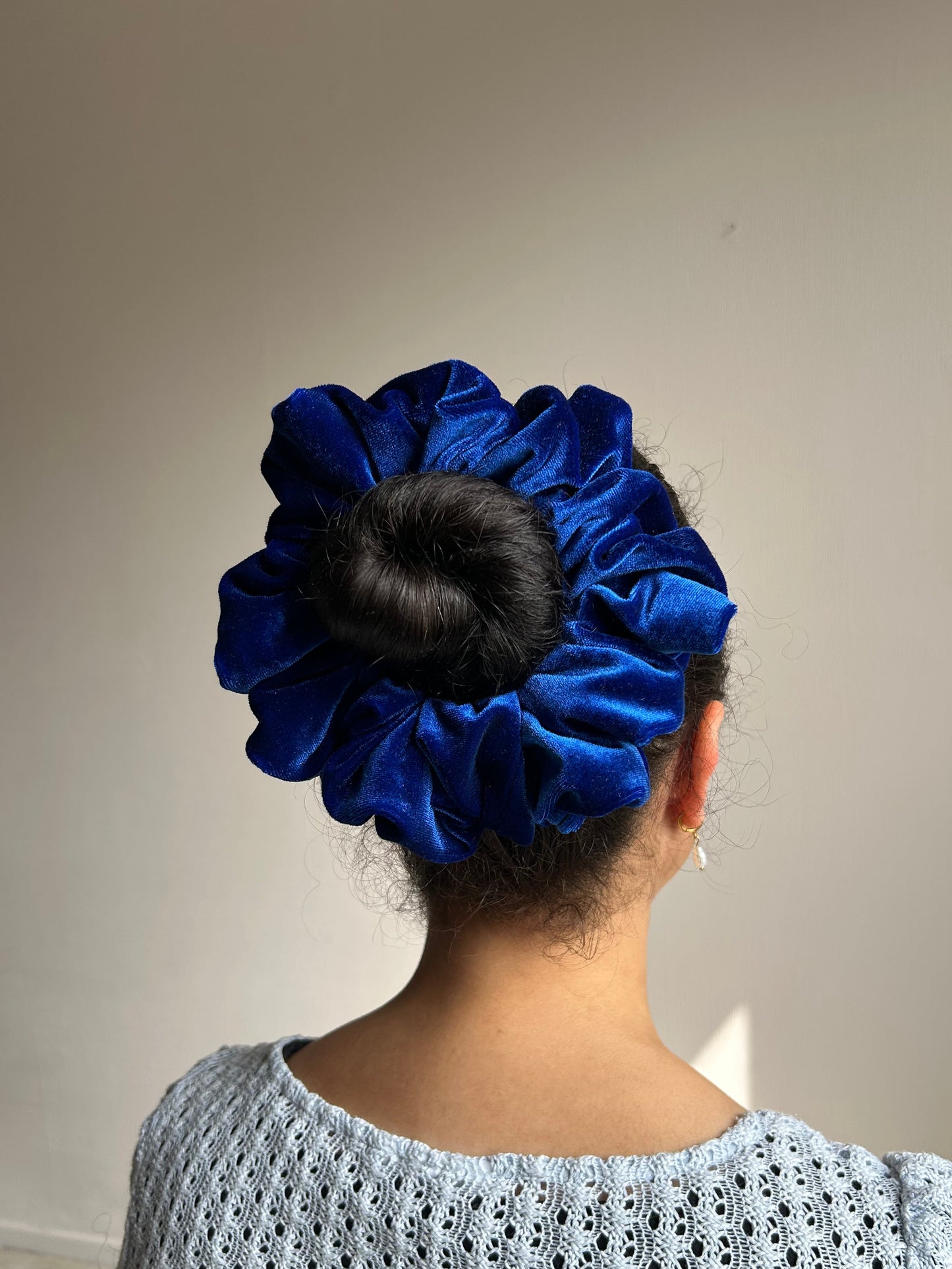 XL Violet scrunchie Magenta