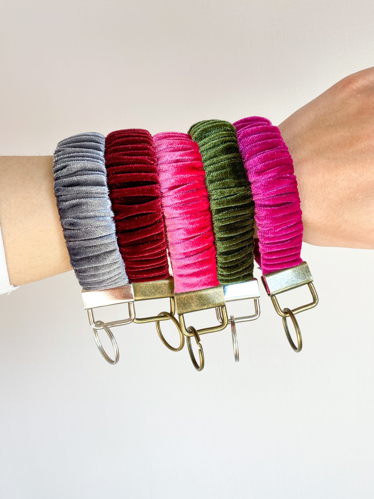 Velvet Scrunchie sleutelhanger