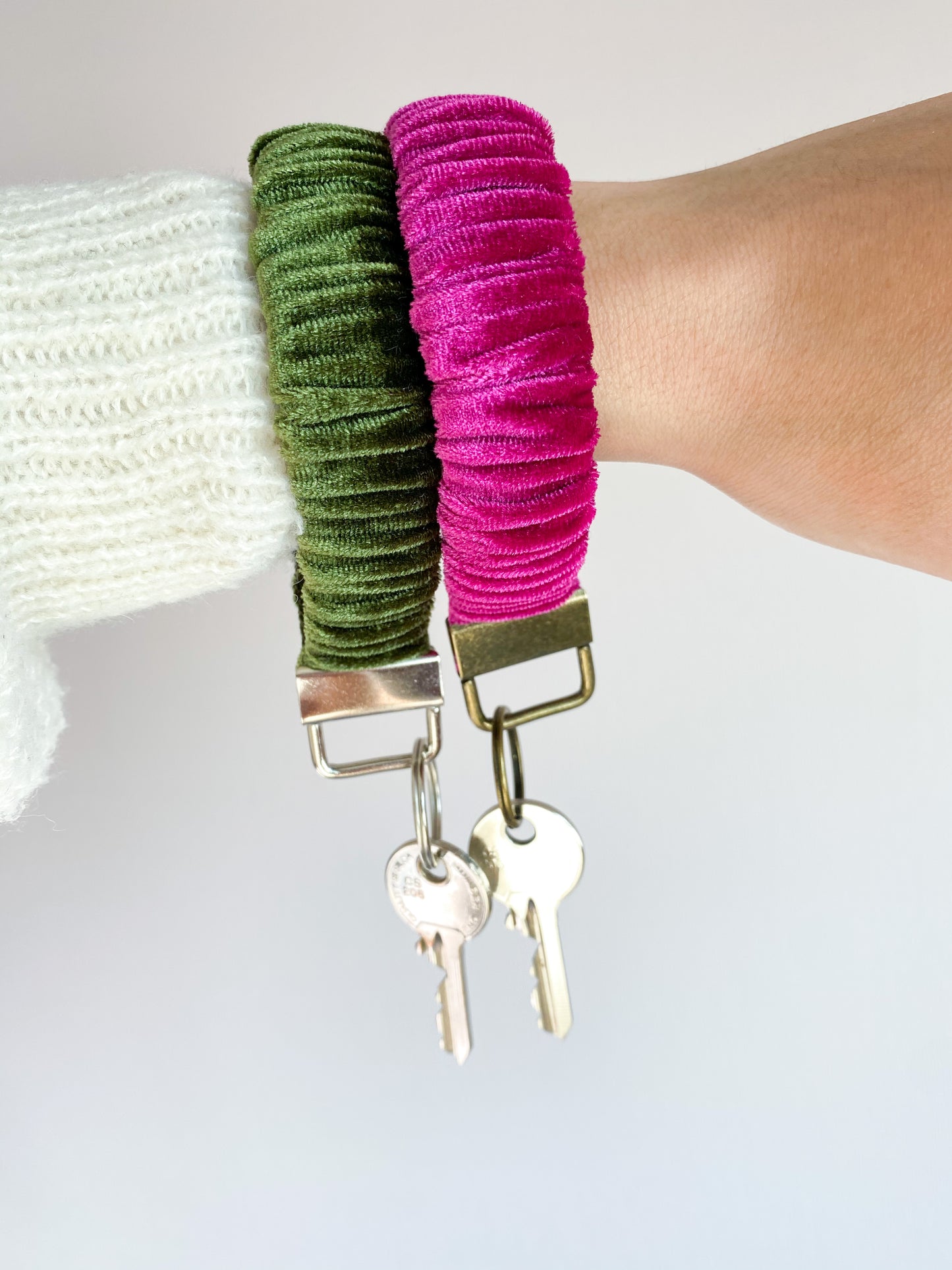 Velvet Scrunchie sleutelhanger