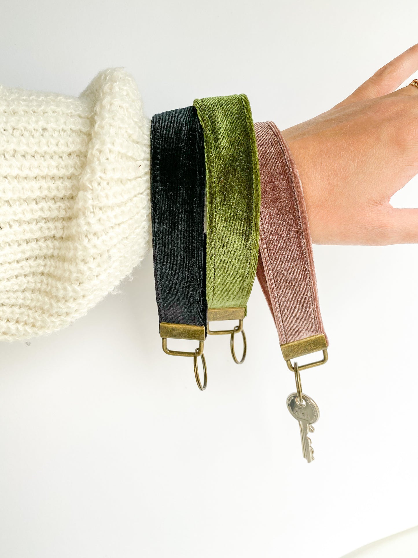 Velvet sleutelhangers