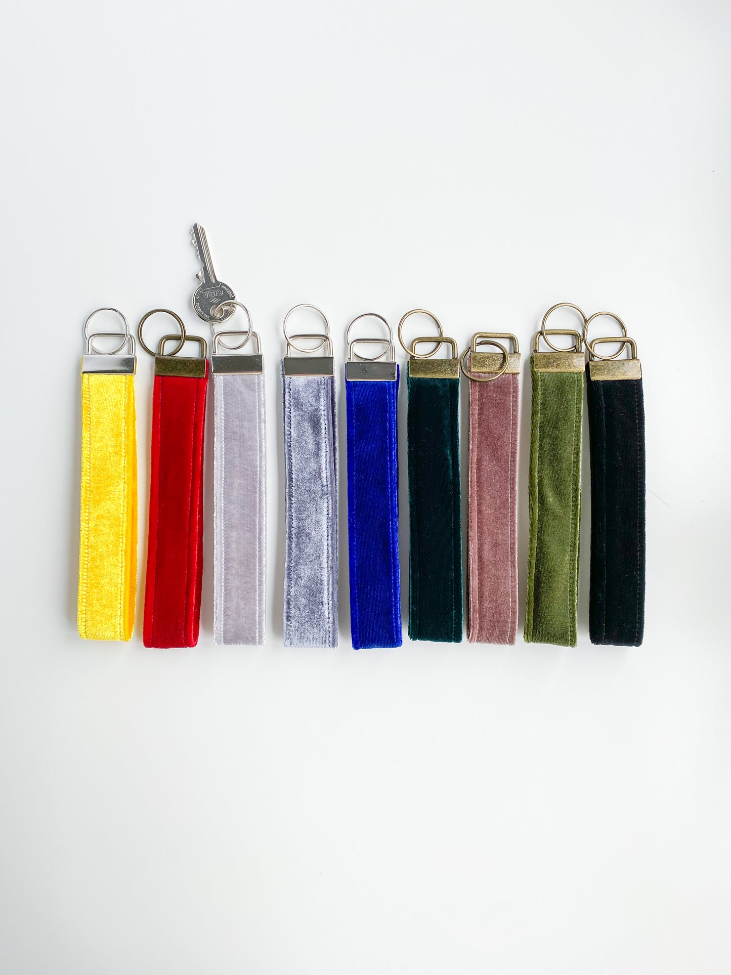 Velvet sleutelhangers