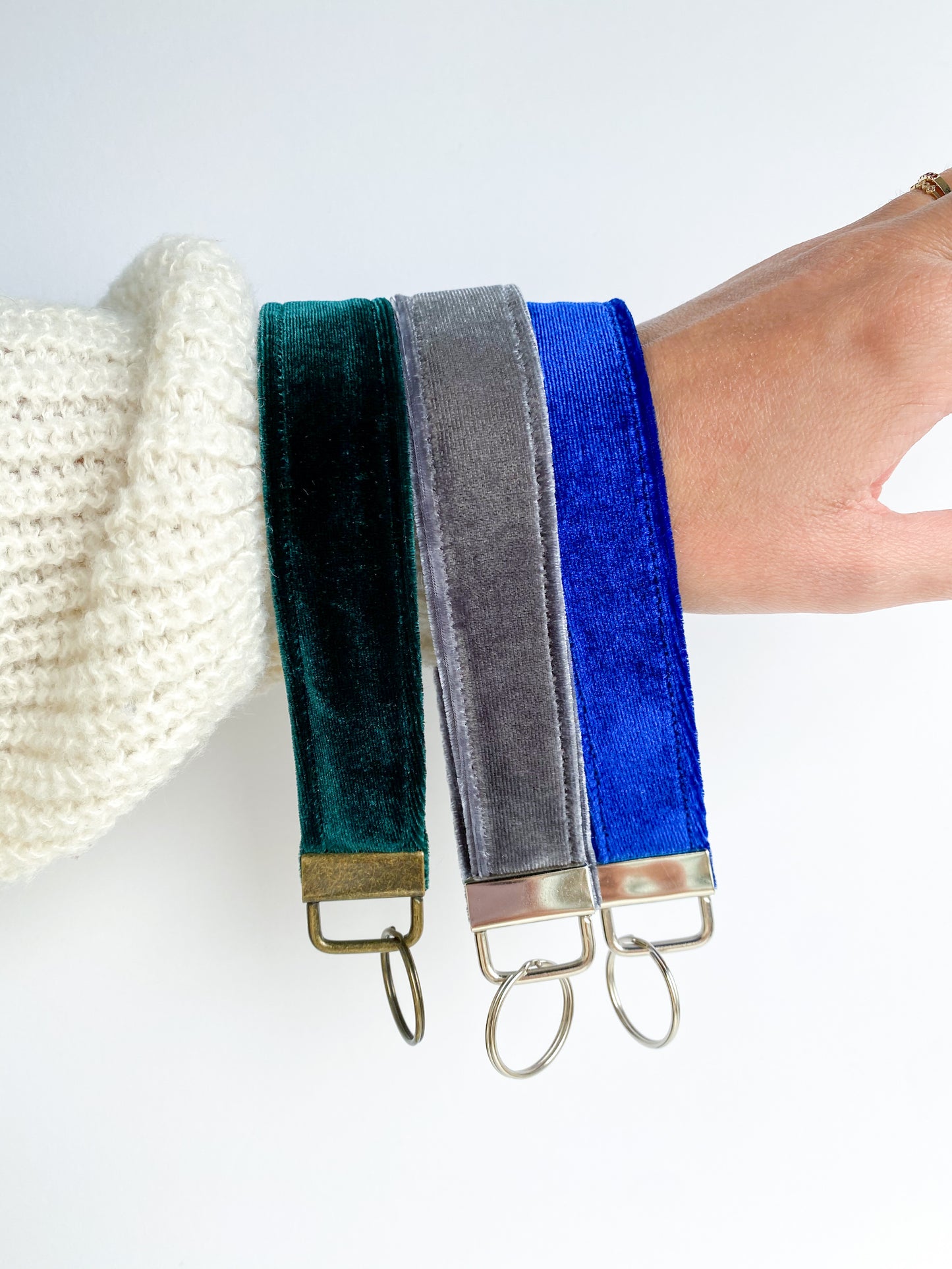 Velvet sleutelhangers