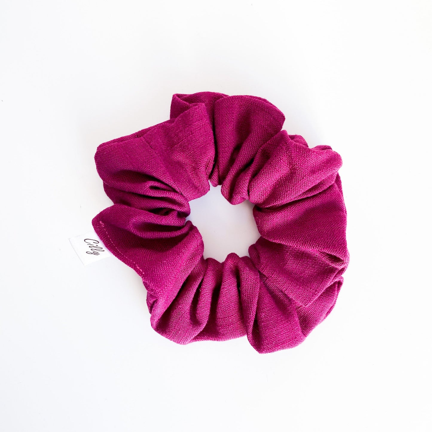 Lynn scrunchie Wijn rood