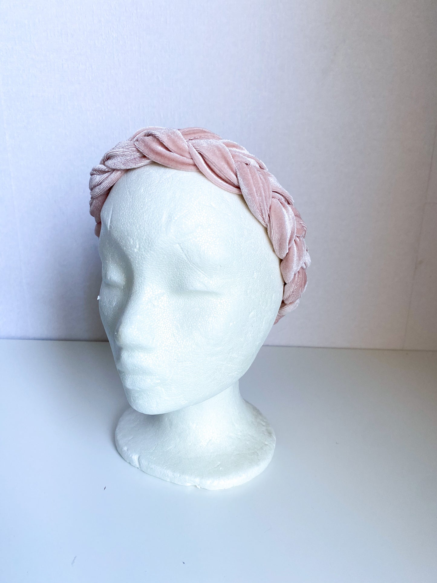 Velvet Haarband Licht Roze