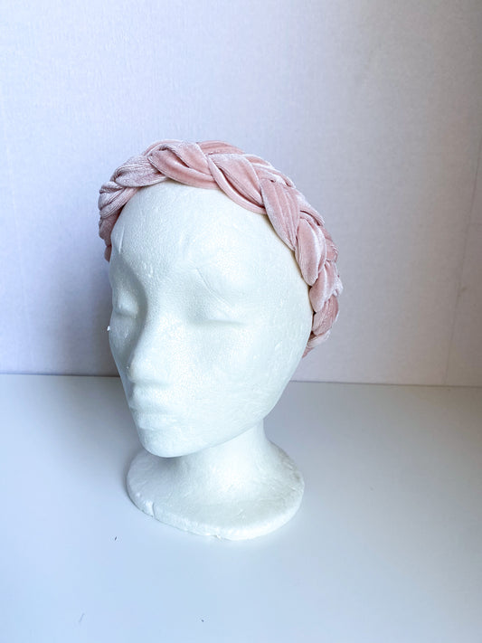Velvet Haarband Licht Roze