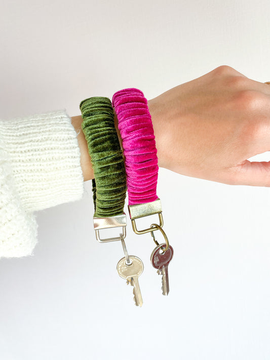 Velvet Scrunchie sleutelhanger