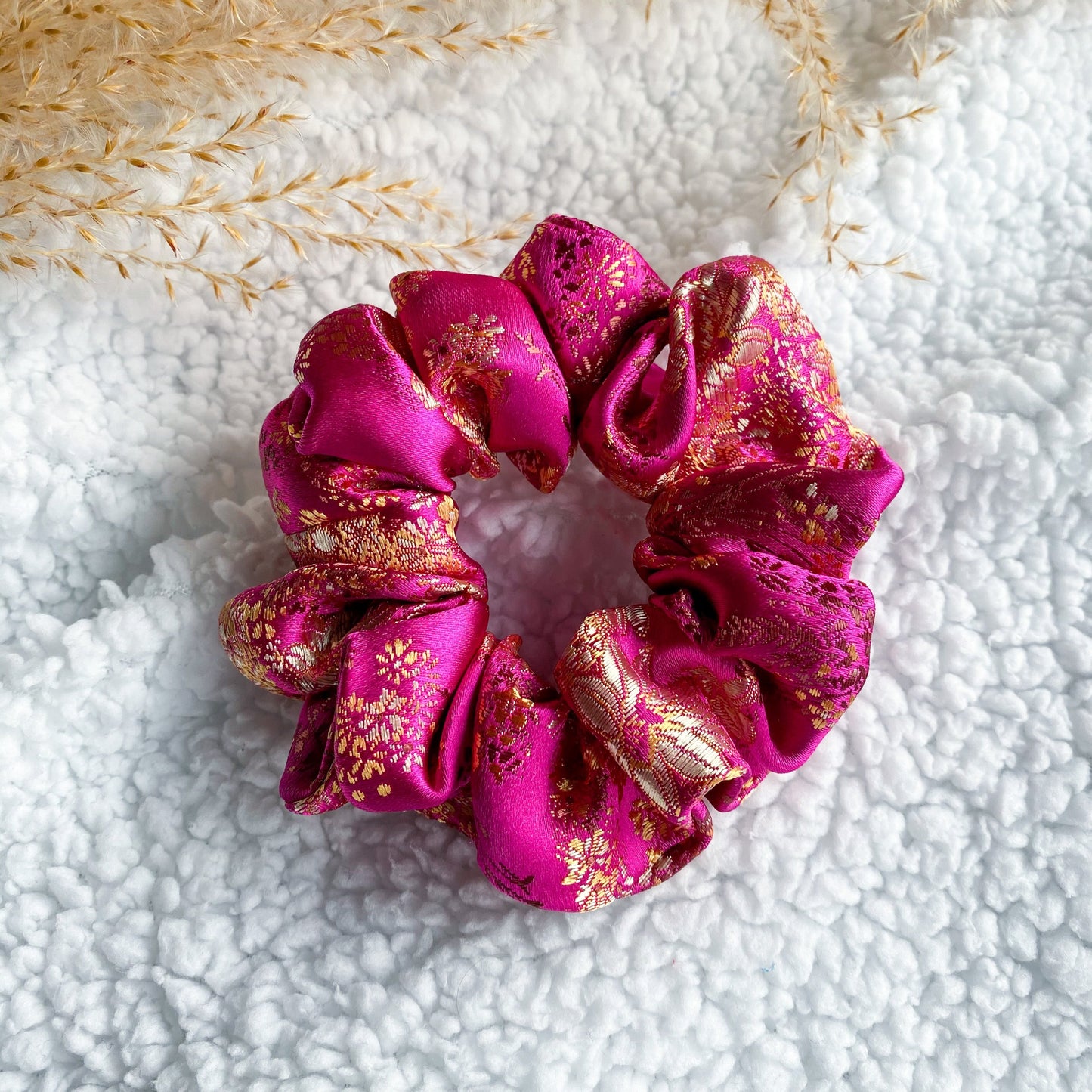 Belle scrunchie Roze