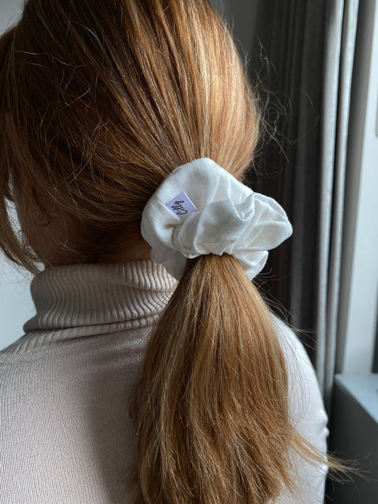 Lynn scrunchie Wit