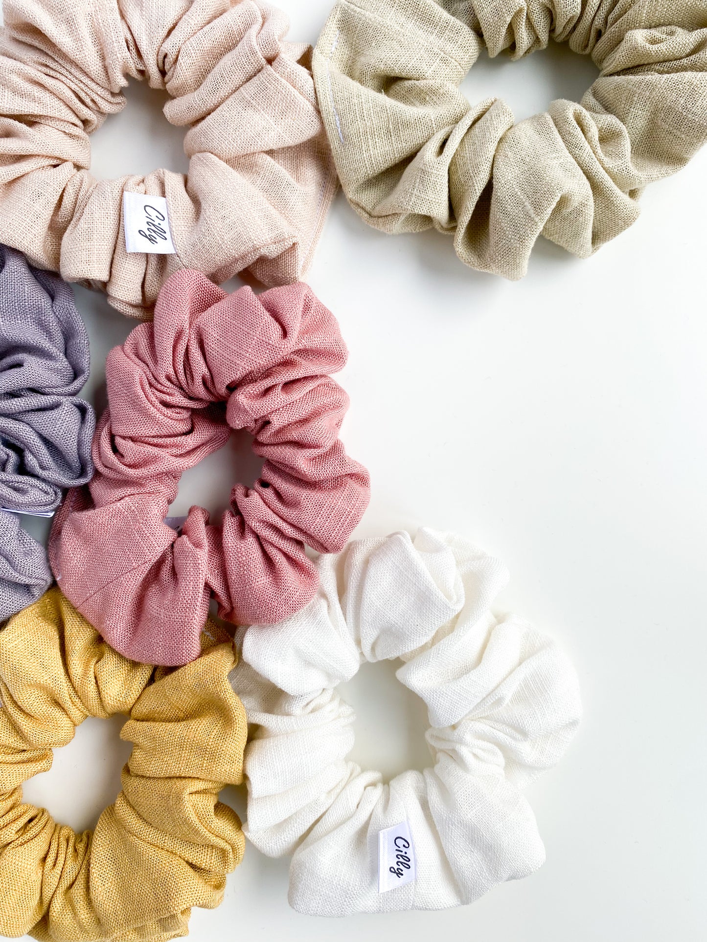 Lynn scrunchie Grijs