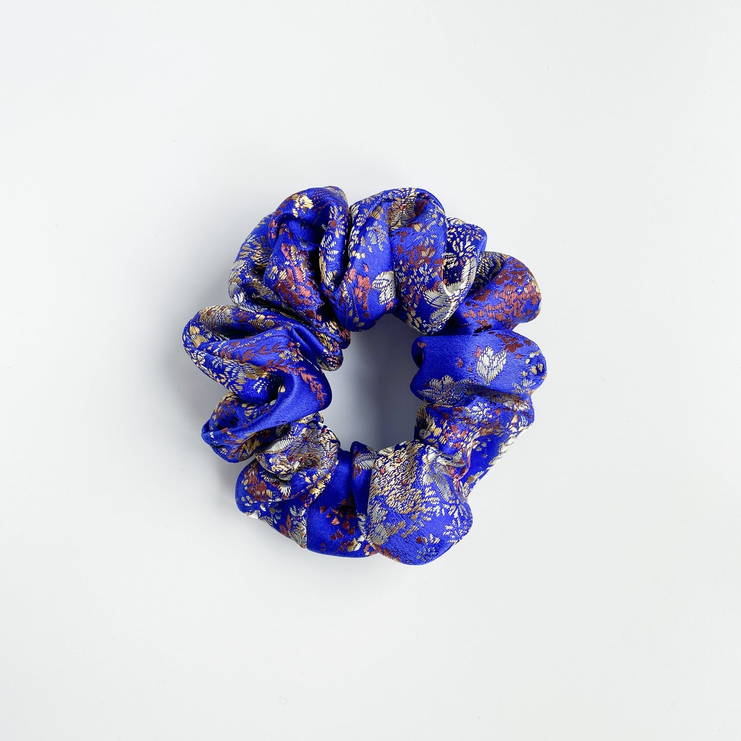 Brooke scrunchie Kobalt blauw