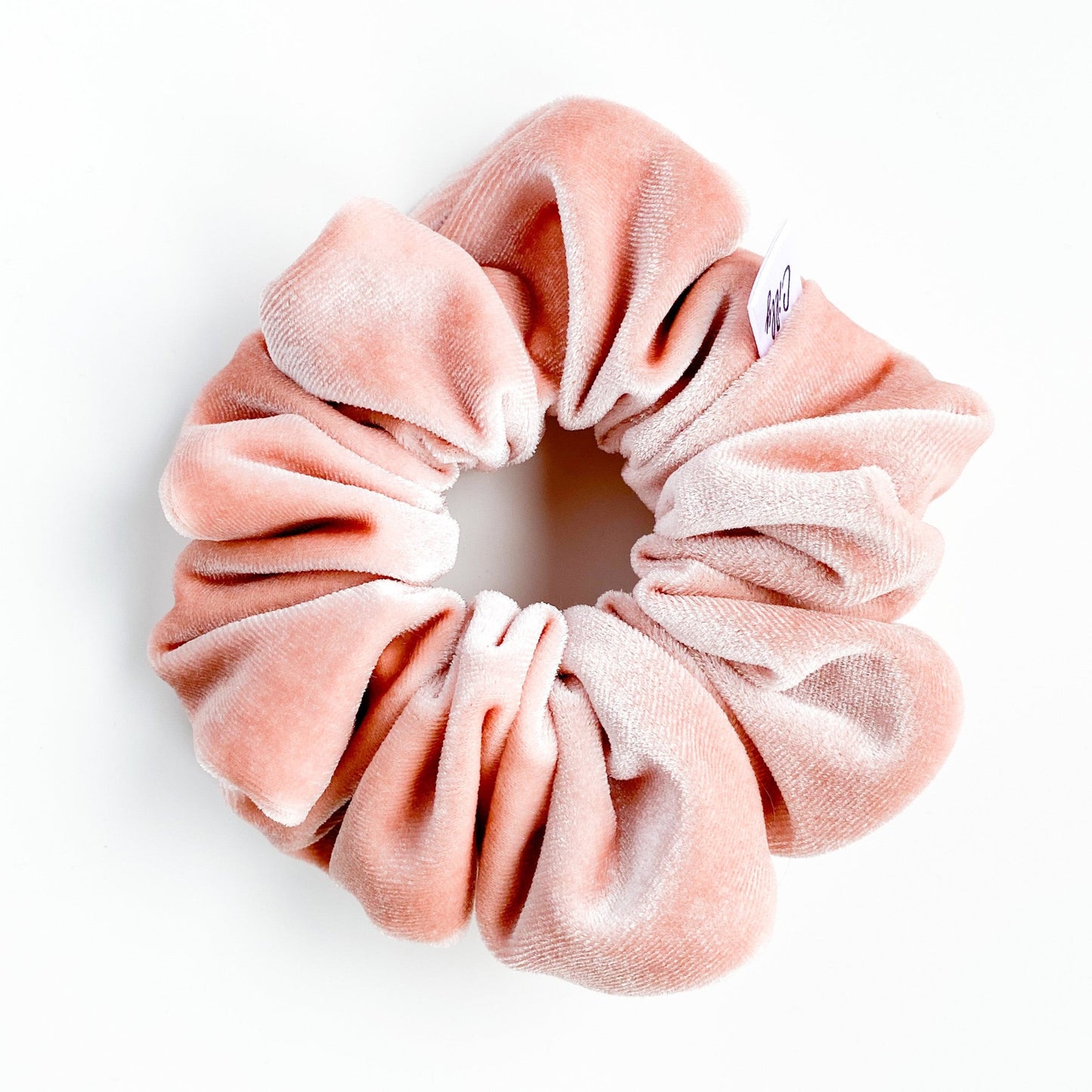 Violet scrunchie Licht roze