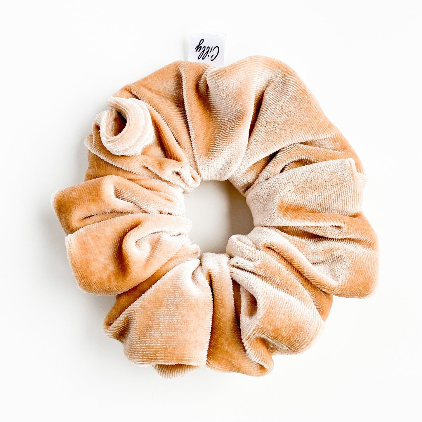 Violet scrunchie Beige