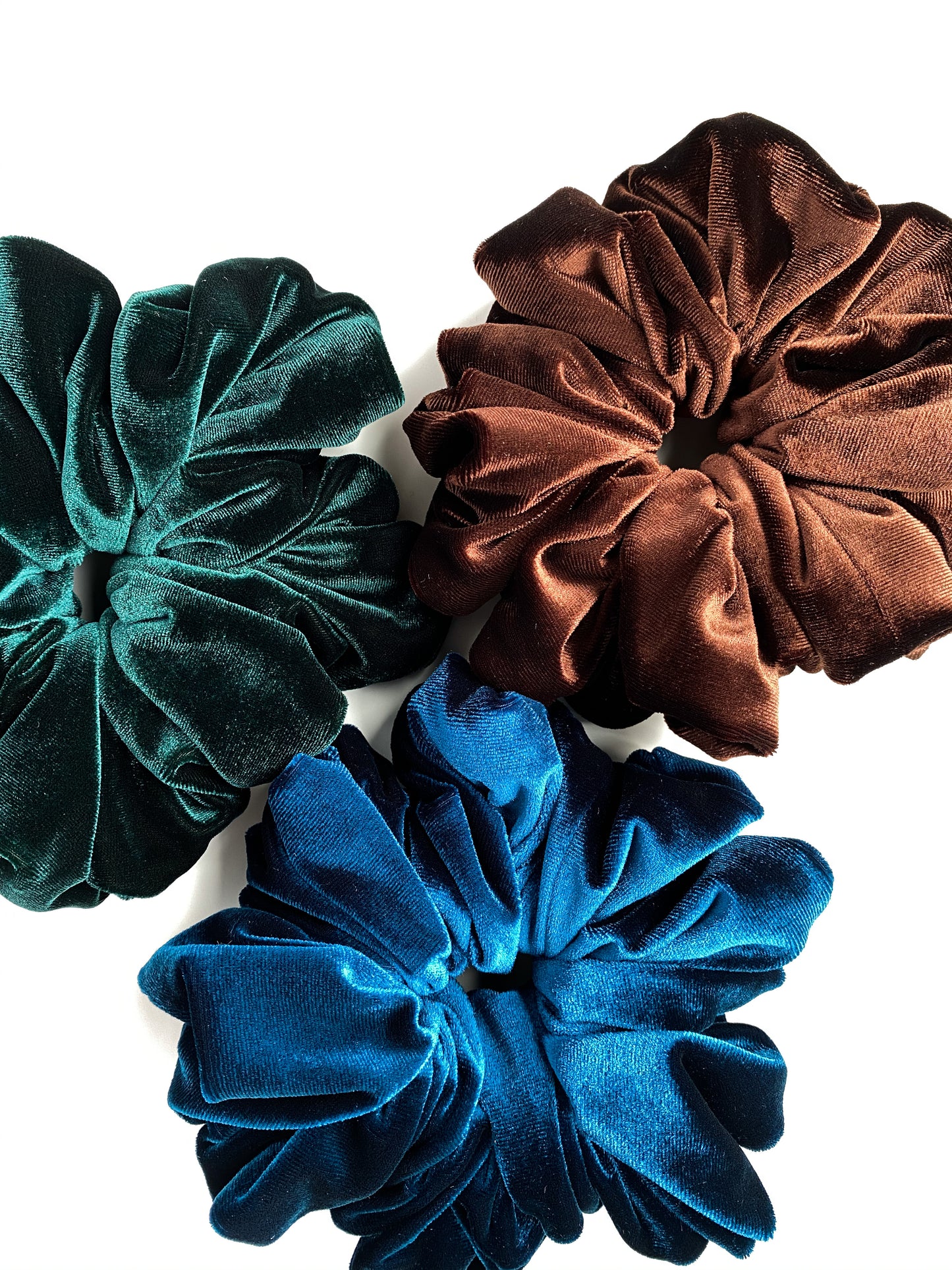 XL Violet scrunchie Emerald