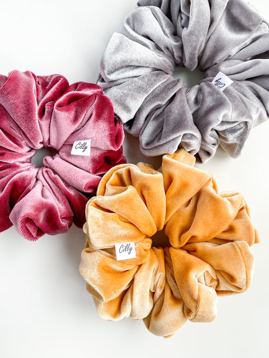 XL Violet scrunchie Oud Roze