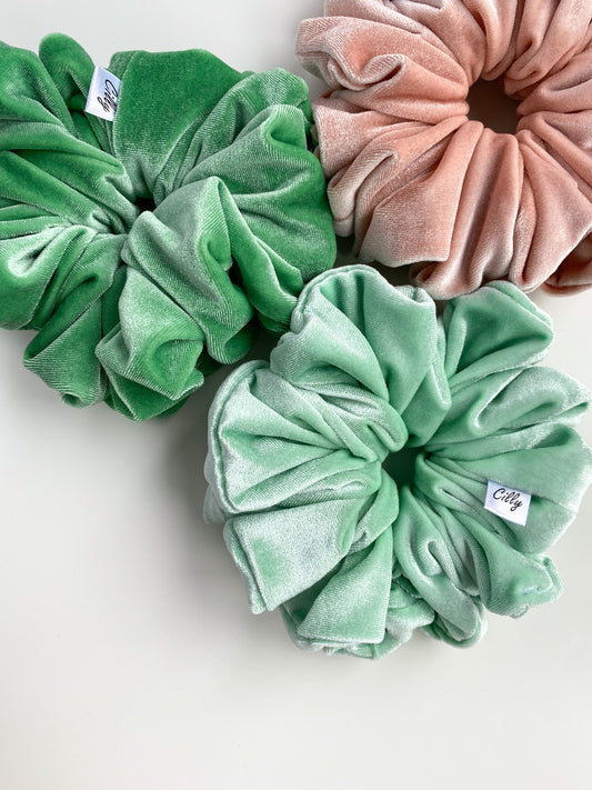 XL Violet scrunchie Mint
