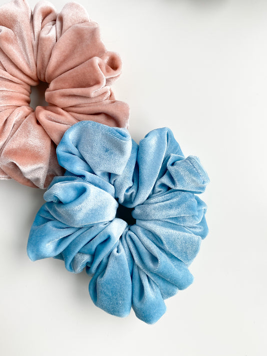 XL Violet scrunchie Aqua