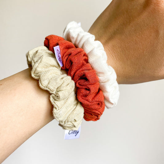 XS Lynn scrunchie Wit