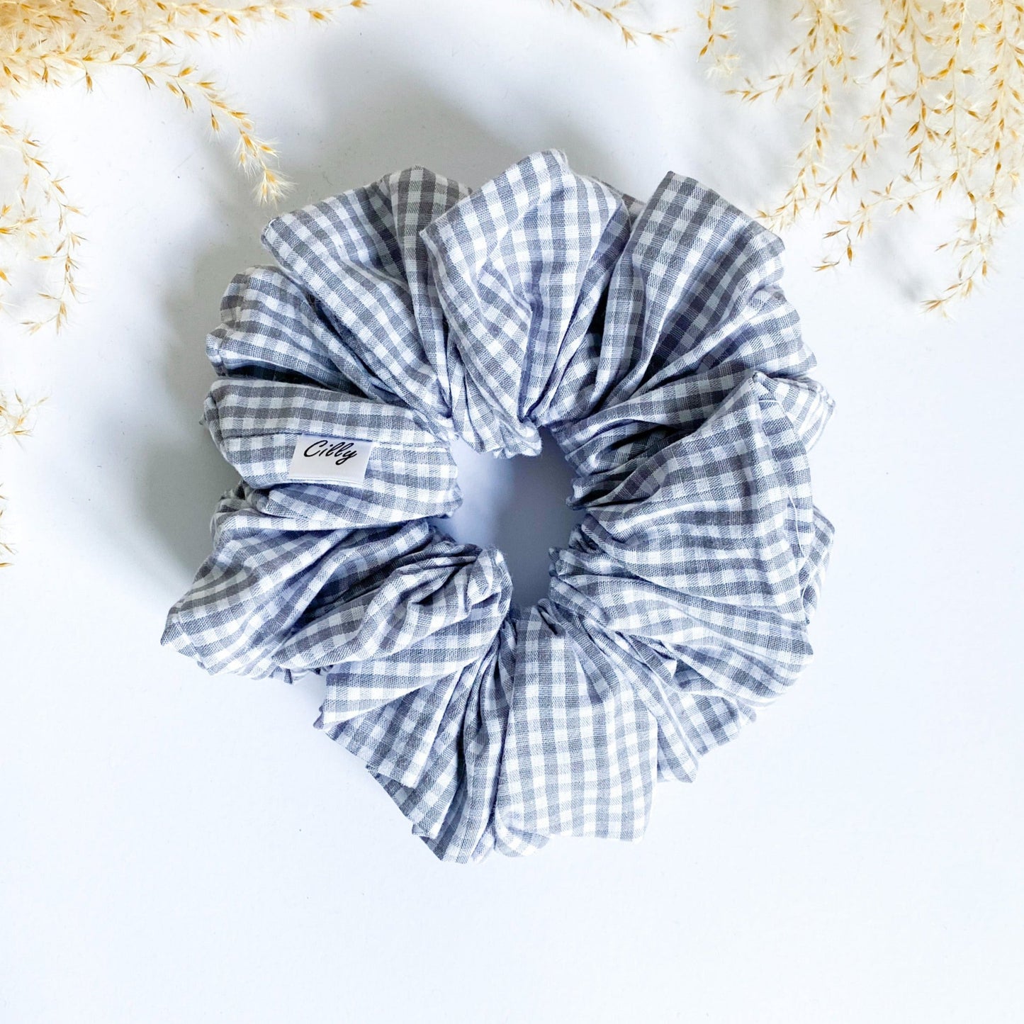 Gigi XL Scrunchie Grijs