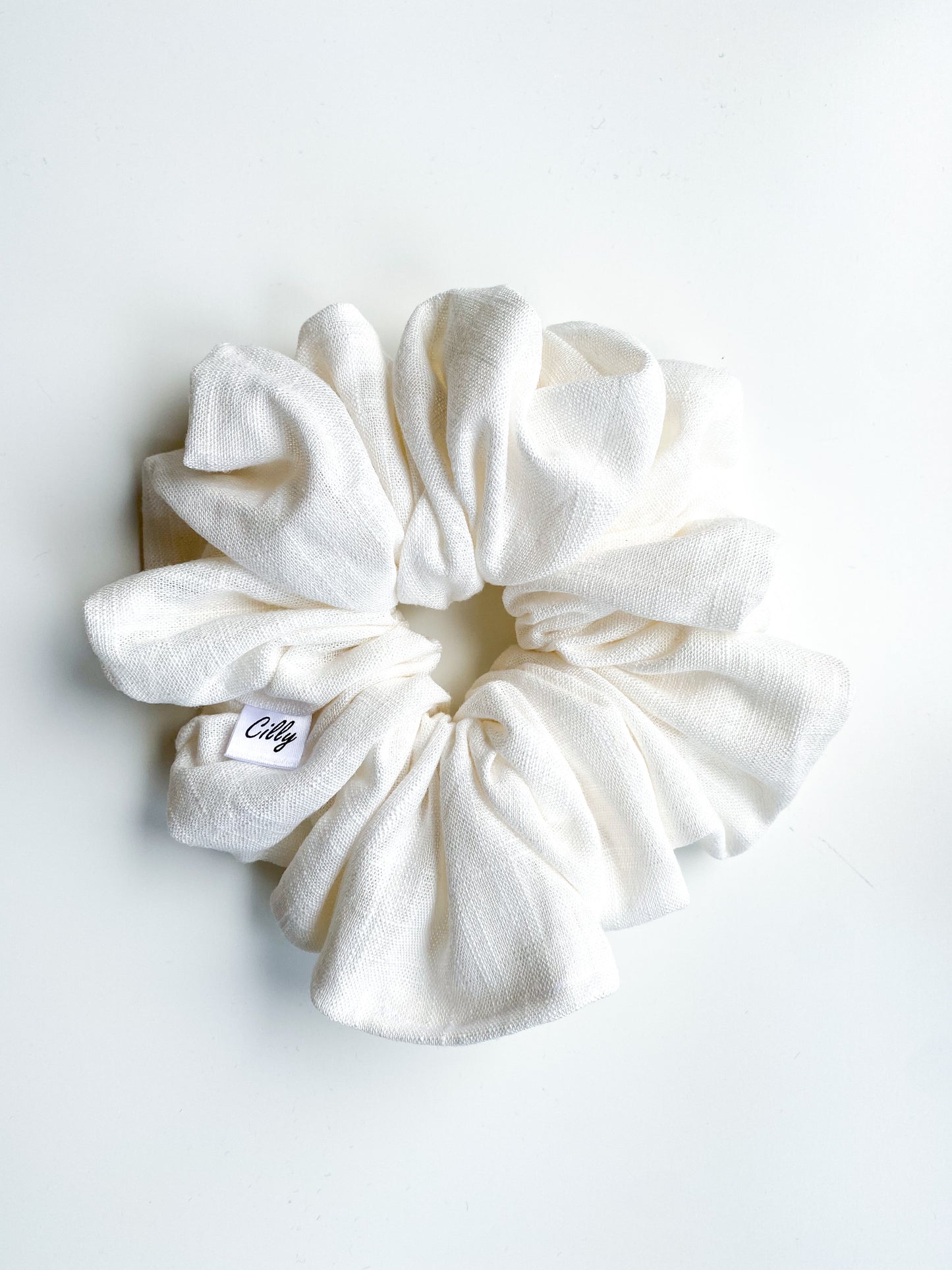 XL Lynn scrunchie Wit