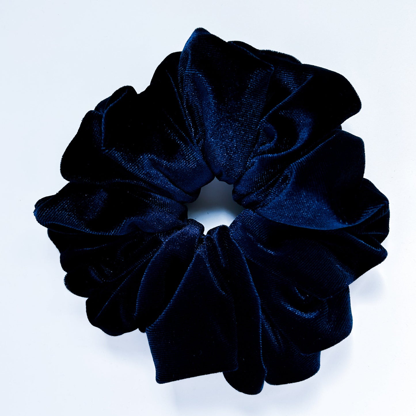XL Violet scrunchie Navy Blauw