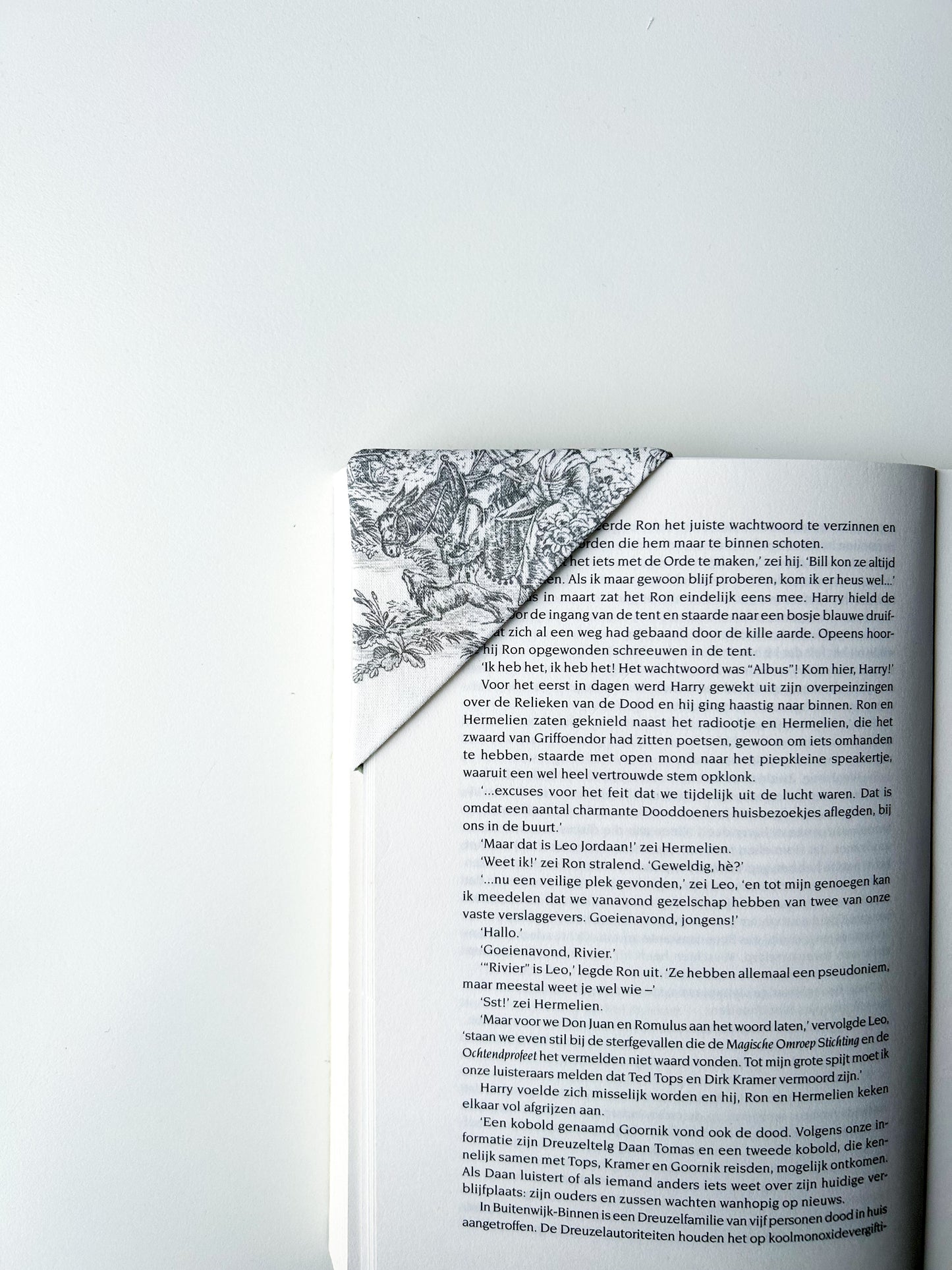 Boekenlegger Meadow Mint/ Grijs