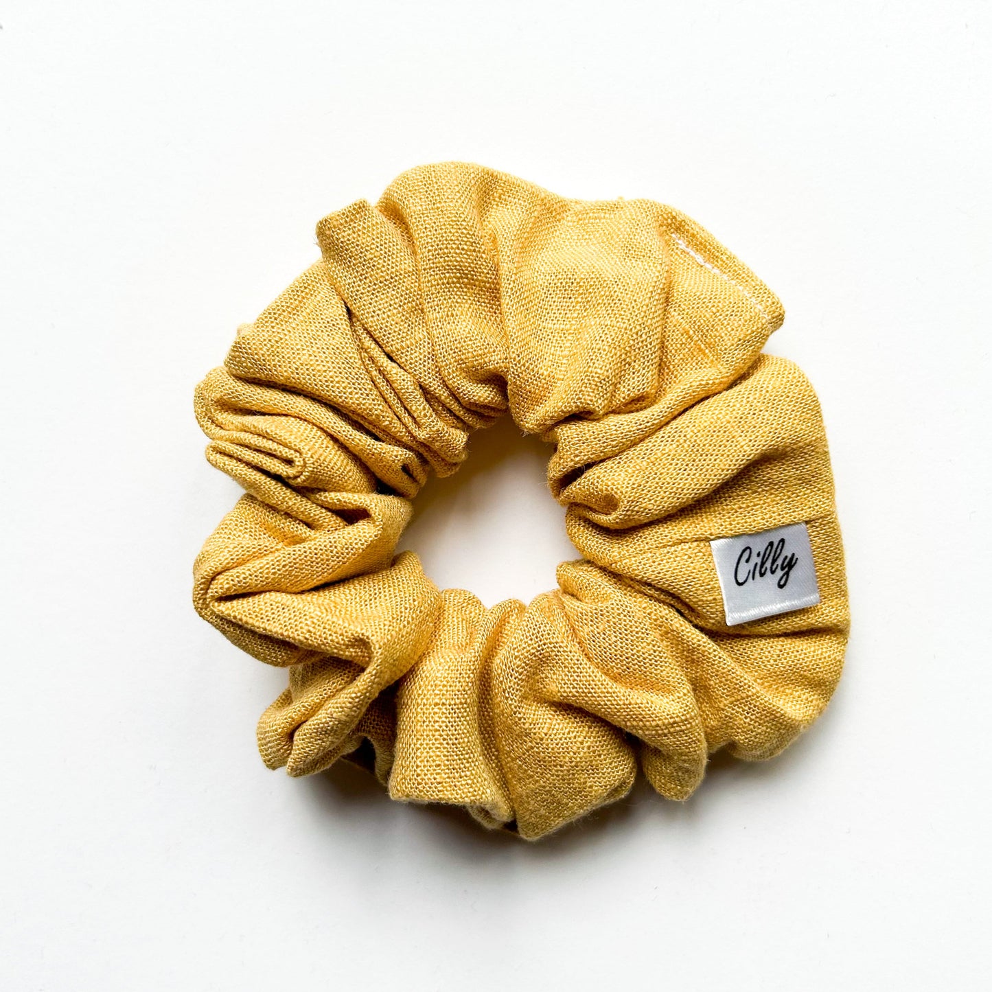 Lynn scrunchie geel