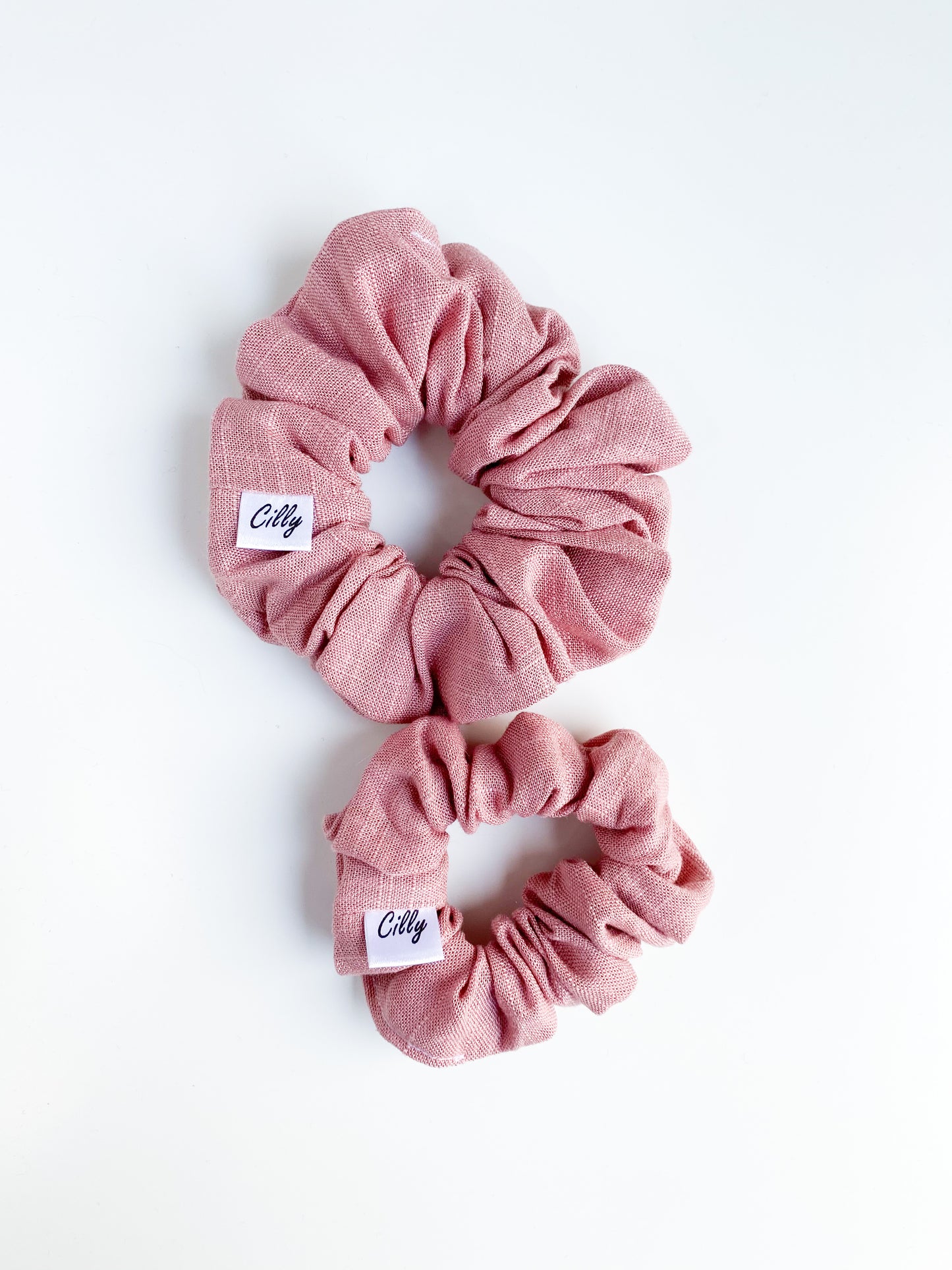 Lynn scrunchie Roze (Moeder & dochter setje)