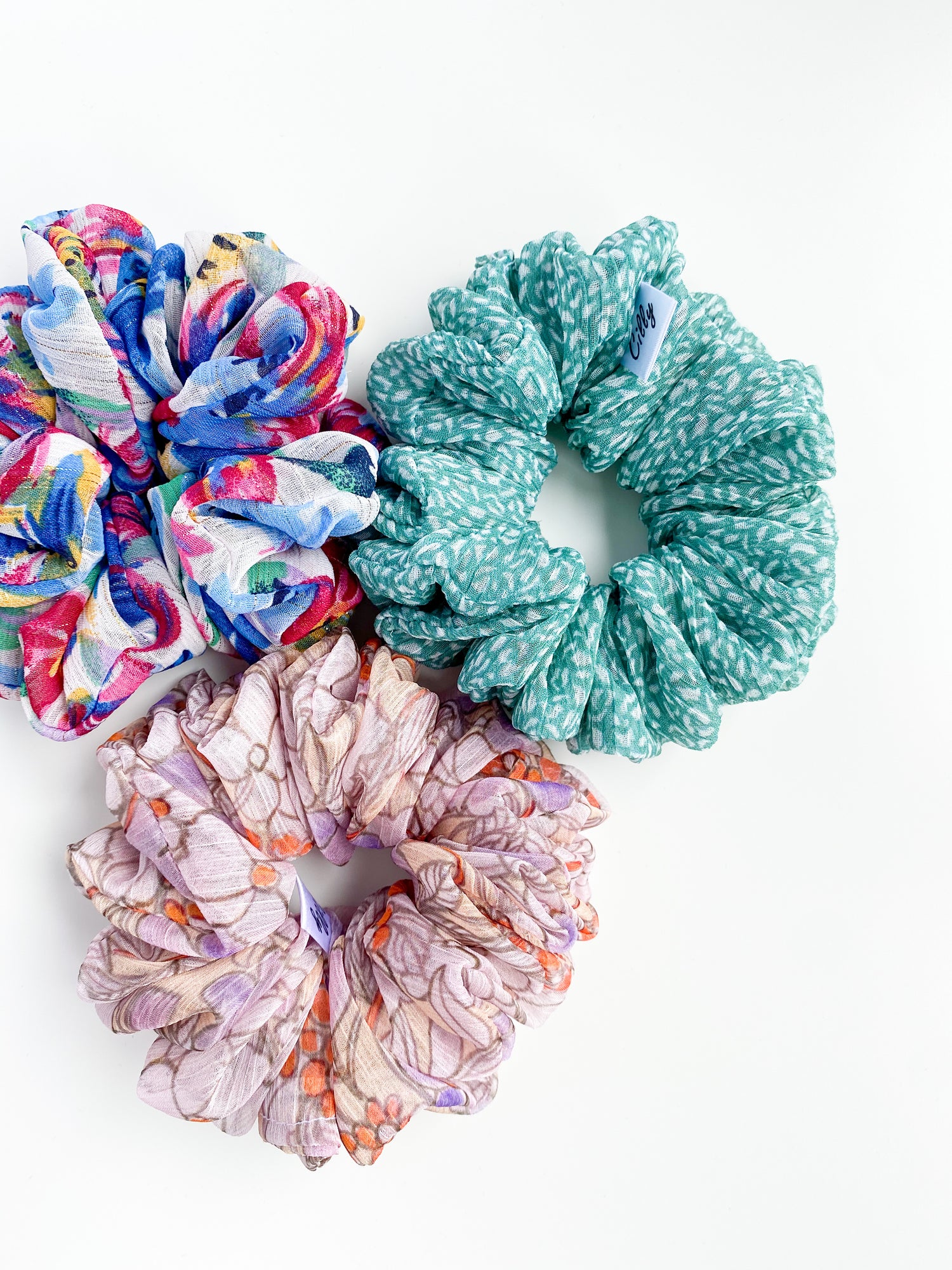 Chiffon Scrunchies