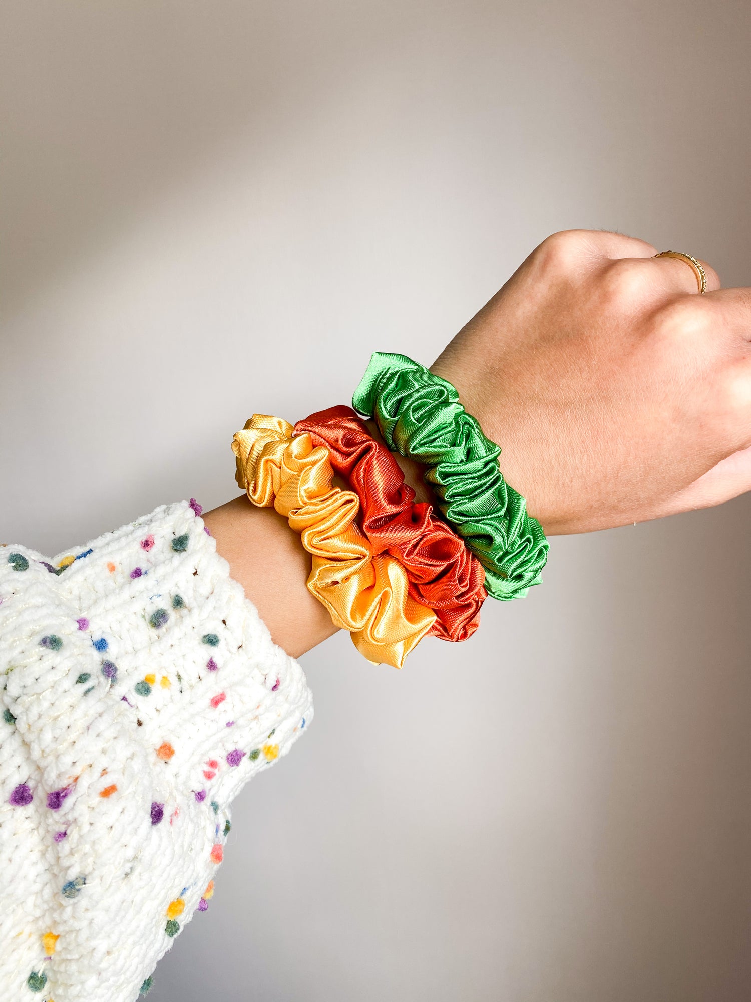 XS Satijnen scrunchies