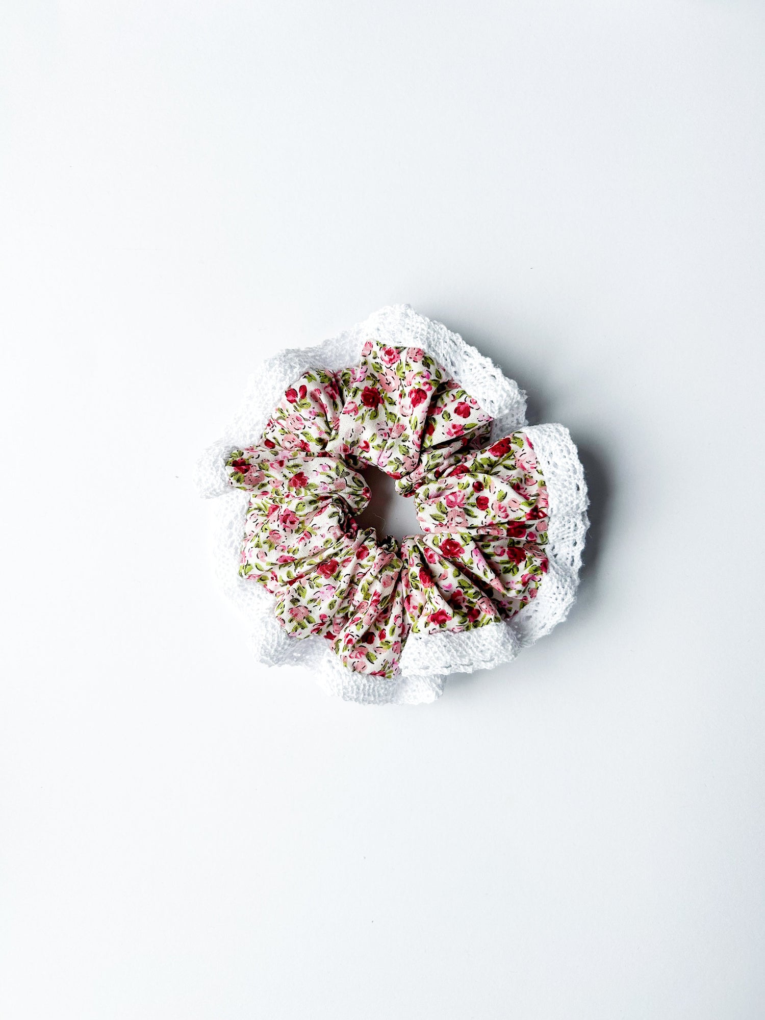 Cilly Scrunchie witte linnen scrunchie
