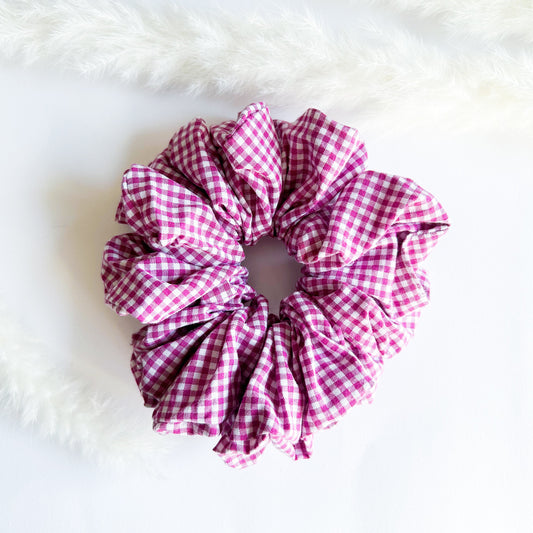 Gigi XL Scrunchie mini ruit Moon