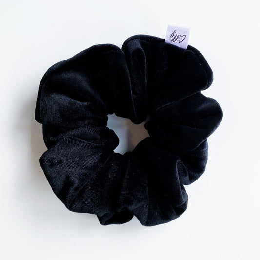 Violet scrunchie zwart