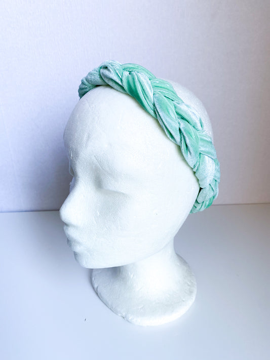 Velvet Haarband Mint