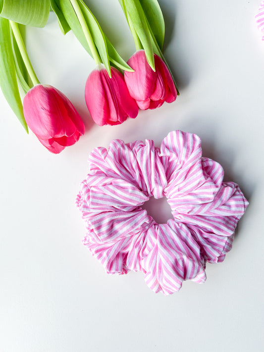 Gigi Scrunchie streep Roze