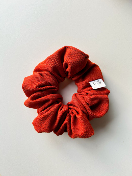 Lynn scrunchie Brique