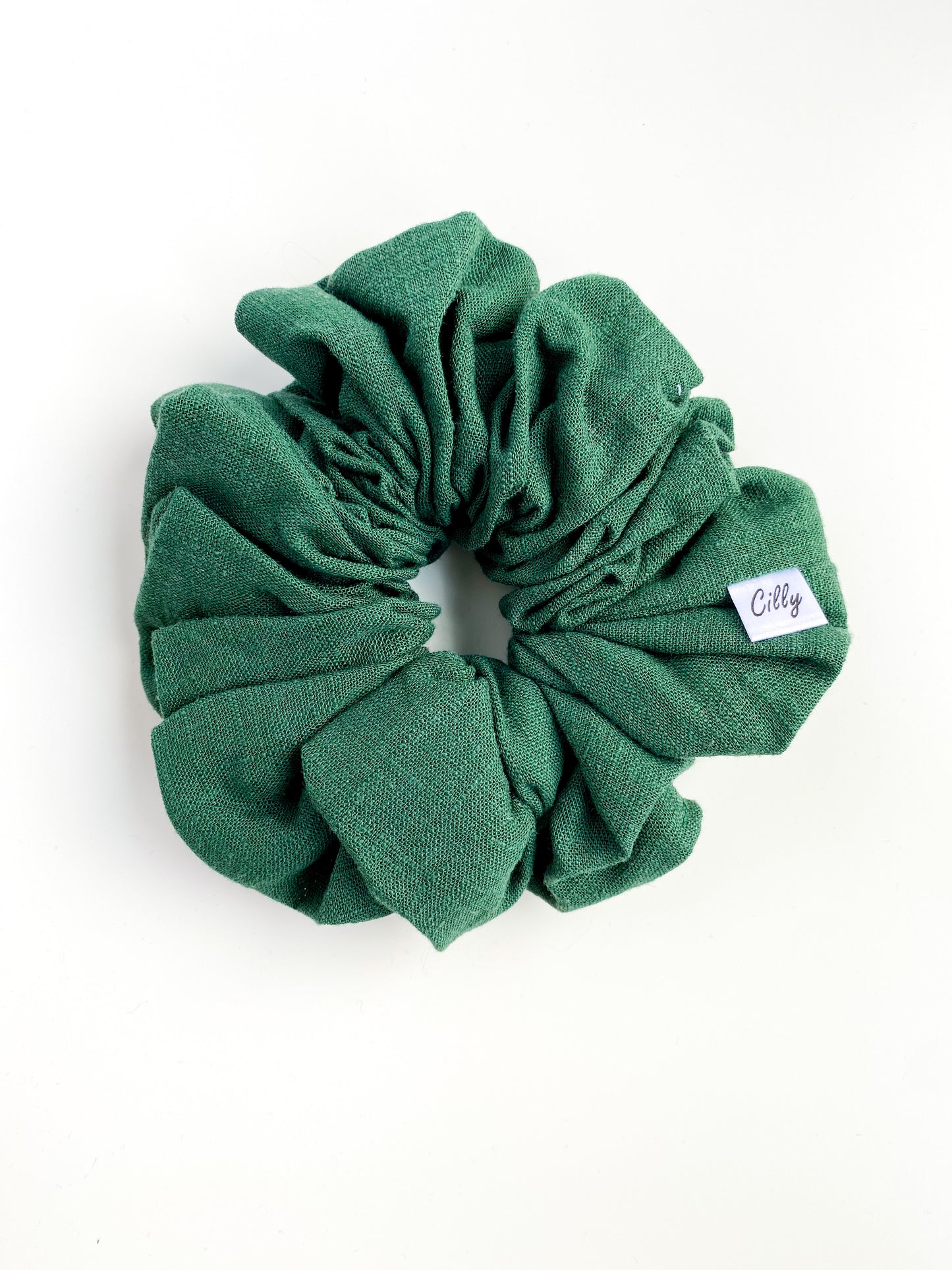 XL Lynn scrunchie Donker Groen