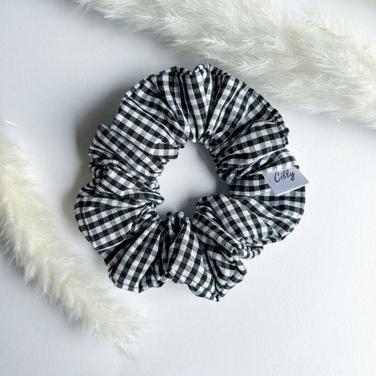 Gigi Scrunchie Ruit mini ruit zwart