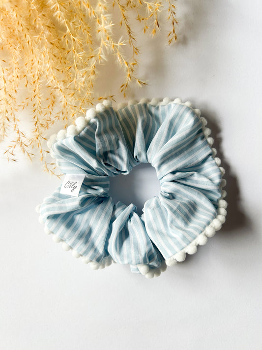 Polly scrunchie blauw