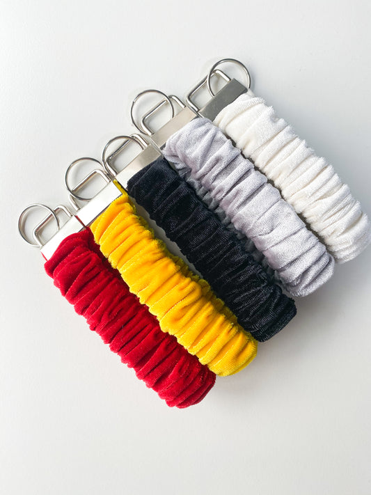 Velvet Scrunchie sleutelhangers