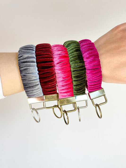 Velvet Scrunchie sleutelhanger