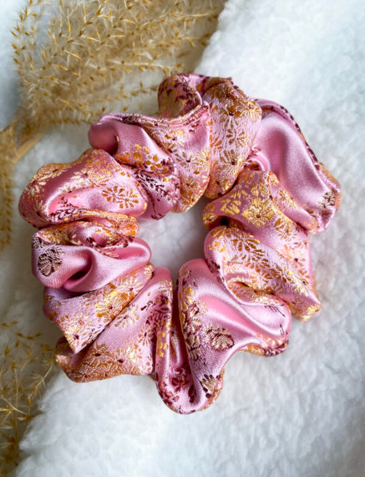 Brooke scrunchie Licht Roze