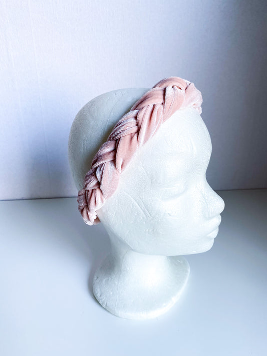 Velvet Haarband Licht Roze