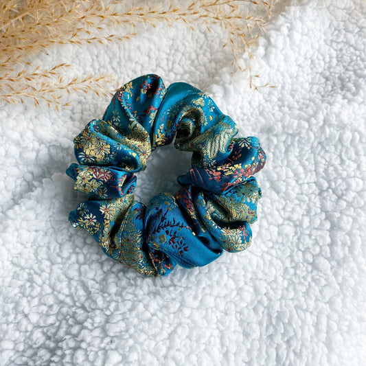 Brooke scrunchie Petrol