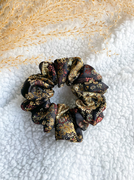 Brooke scrunchie Zwart