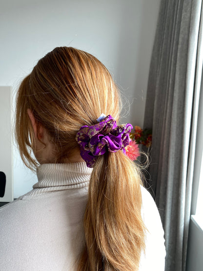 Brooke scrunchie Paars