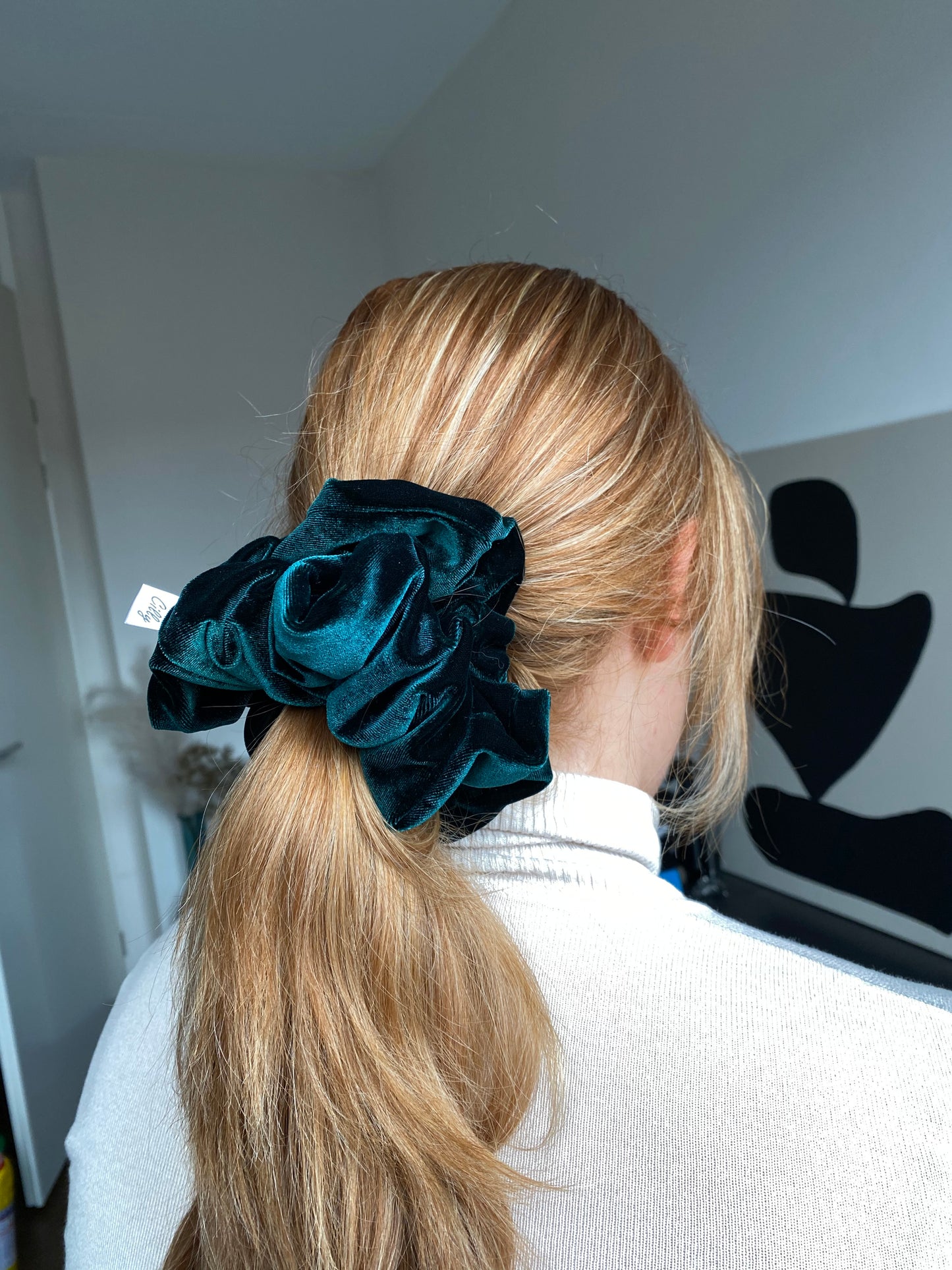 XL Violet scrunchie Emerald